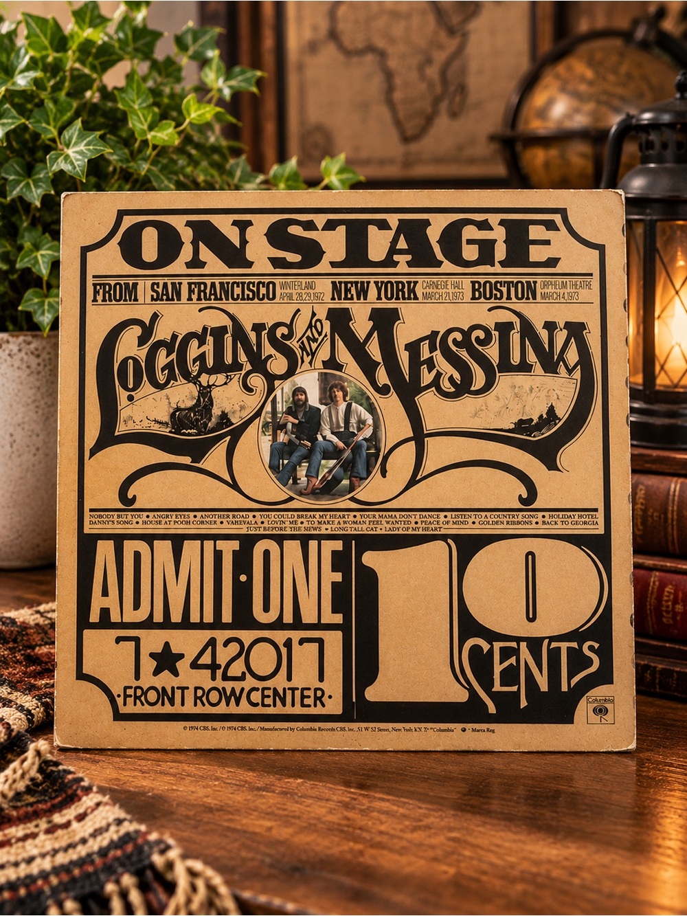 On Stage by Loggins and Messina Vinyl Record Set